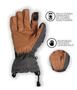 Gants de ski d'hiver à écran tactile pour l'extérieur Nouveaux gants de ski coupe-vent Nouveau design Gants de ski de sport chauds pour l'hiver - Product Image 5