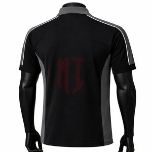 Polo de Piqué de Poliéster de Alta Calidad para Hombre, Polo de Dos Tonos con Paneles en Contraste, Proveedor Mayorista de Marca Privada - Product Image 2