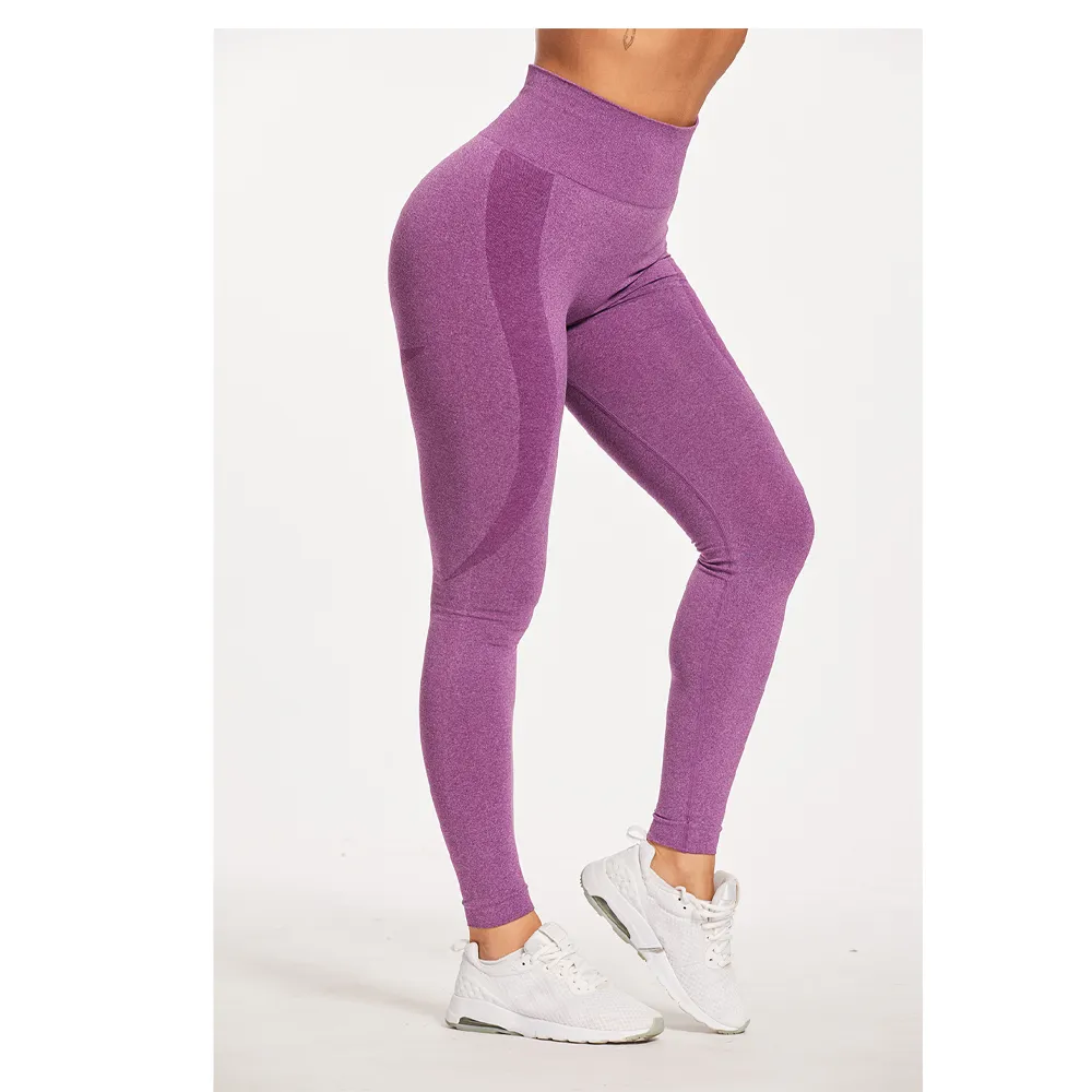 Calças de ioga para corrida fitness, leggings esportivas de cintura alta push up, roupas de ginástica energética para meninas, leggings de atacado OEM