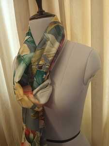 Precioso chal de seda hecho a mano, estola Pashminas para bodas, proveedor indio al por mayor, lote a granel para primavera - Product Image 3