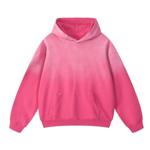 100% algodón unisex desgaste transpirable sol desvanecimiento lavado ácido calidad superior liso Sudadera con capucha hecho a medida - Product Image 2