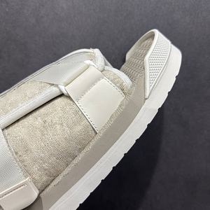 Sandales et pantoufles de luxe personnalisées, sandales décontractées pour couples, sandales de créateur pour femmes et hommes, chaussures plates - Product Image 2