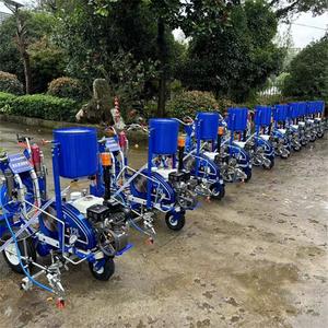 מכונת סימון כבישים בתרסיס קר LP-800 איכותית עם מנוע 6.5 כוחות סוס (מתקן פנאומטי לחרוזי זכוכית) - Product Image 4