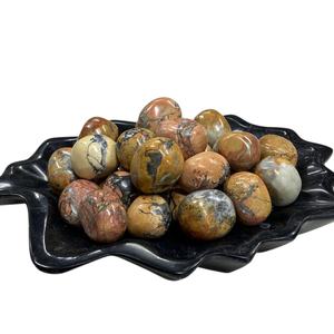 Pierre de jaspe Maligano naturelle, pierre roulée, pierre précieuse polie avec un motif abstrait unique, cristal de guérison, taille 2-3 cm - Product Image 2