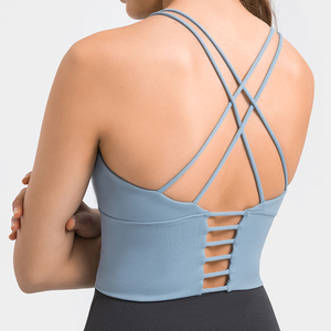 Sujetador deportivo de alta calidad para niñas, ropa de yoga fitness, Sujetador deportivo de yoga con espalda cruzada cómoda - Product Image 4