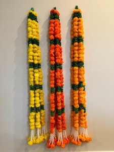 Decoración de boda tradicional del sur de la India, guirnalda Floral para colgar en la pared, evento, escenario, telón de fondo, fiesta festiva, despedida de soltera, Diwali Holi - Product Image 3