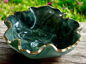 ชามเรซินแบบเต็มพร้อมฐานสำหรับช็อกโกแลตลูกอมขนมหวานและเครื่องประดับปรับแต่งสีสันสดใส - Product Image 6