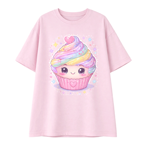 T-shirts décontractés pour garçons et filles, 100% coton, doux, respirant, manches courtes, tee-shirt d'été pour enfants, 100% confortable, haut léger - Product Image 1