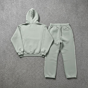 Chándal de Invierno para Mujer, de Poliéster/Algodón Grueso, con Capucha, Estilo Urbano, 400 GSM, Calidad Premium, Logotipo Bordado Personalizado, Color Sólido - Product Image 1