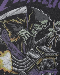 Nueva Camiseta de algodón de verano para hombre, camiseta informal holgada transpirable de manga corta con estampado de letras simples de 230 gramos para hombre - Product Image 3