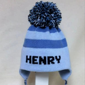 หมวกไหมพรมอะคริลิคแบบถักลายสัตว์สำหรับฤดูหนาว  พร้อมโลโก้สั่งทำ  ให้ความอบอุ่น ป้องกันหู  สำหรับผู้ใหญ่  แบบ unisex  สำหรับกิจกรรมกลางแจ้ง - Product Image 1