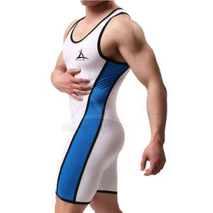 New Arrival Unisex Polyester <b>Wrestling</b> <b>Singlet</b> Custom Logo Sublimation in Different Sizes Colors Wholesale Price Sportswear - Product Image 3