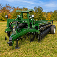 Outil multifonction de régénération de gazon de 1450 mm avec semoir pneumatique pour la re-séma - Prix de dépôt