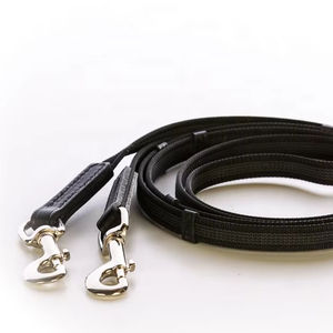 Riendas de cuero de caballo ligeras personalizables de 13mm delgadas sin función de parada equipo ecuestre duradero - Product Image 1