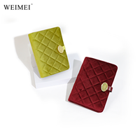 WEIMEI Verpackung Tagebuch-Design Samt-Schmuckbeutel für Ohrringe Armband Halskette Ringe Aufbewahrung für Frauen
