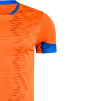 Vêtements de sport 100% polyester respirant conception de sublimation personnalisée maillot de football à manches courtes vêtements de football hommes uniformes de football