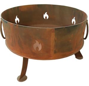 Modern <b>Iron</b> <b>Fire</b> <b>Pit</b> Handmade Eco-Friendly Outdoor Patio Backyard Cozy Warm Relaxing Gathering Statement Centerpiece - Product Image 1