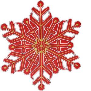 New Traditional Designed With White in Polyester Bead <b>Placemat</b> <b>Christmas</b> Indoor Decorative Mat Dining Table for Home Hotel - Product Image 2