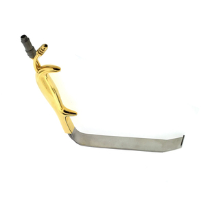 Retractor de senos dientes de doble punta 22X55mm 31cm manual chapado en oro certificado CE instrumentos de cirugía plástica acero inoxidable - Product Image 3
