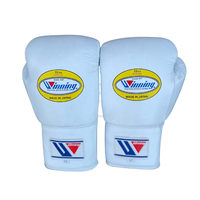 Kazananlar İçin Boks Eldivenleri Sığır Derisi Hafif Özelleştirilebilir Nefes Alabilen Bağcıklı Kapatma Yetişkin Şok Emici Kick Boks