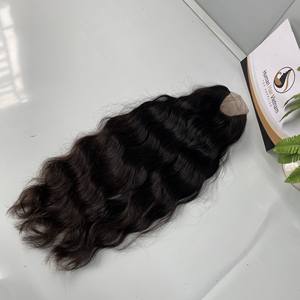 Wholesale Loose Deep Wave Single Weft European Virgin Remy <b>Human</b> <b>Hair</b> <b>Wigs</b> for Black Women Full Lace <b>Wig</b> with Black Color Soft - Product Image 6