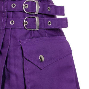 2025 Venta al por mayor de alta calidad escocesa Utility Kilt para mujeres Venta al por mayor New Summer High Waist Utility Kilts - Product Image 4