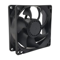 80x80x25mm 12V Carré Meilleure Pression Statique BLDC Ventilateur Compact Axial