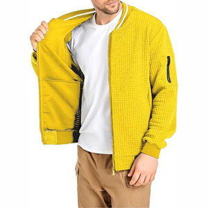 Venta al por mayor de moda de desgaste de la chaqueta de bombardero para los hombres personalizados su propio logotipo último diseño de los hombres bombardero chaqueta de invierno - Product Image 3