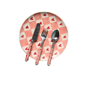 Compra ahora cubiertos de níquel plateado elegantes personalizados, juego de cubiertos de acero inoxidable niquelado para uso en bodas y restaurantes - Product Image 3
