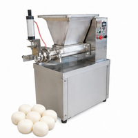 Machine professionnelle automatique de division et de façonnage de pâte à haute humidité pour restaurants, pour la fabrication de pains à burger, moteur 220V
