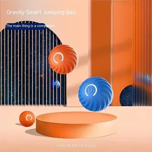 אינטליגנטי עצמי כיף כוח משיכה קפיצה לחיות מחמד כלב חשמלי רוטט ללעוס שחיקה שיניים גלגול כדור צעצוע - Product Image 5