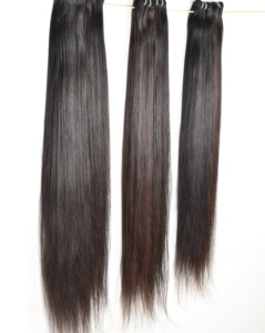 เครื่องยืดผมคนแบบตรงมีหนังกำพร้าสีดำสำหรับต่อผมชาวอินเดีย - Product Image 2