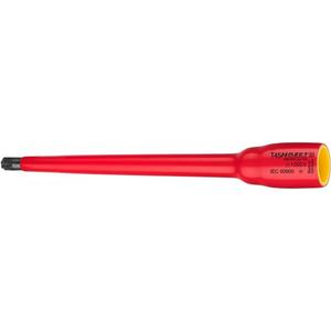 Hazet 3/8'' TORX Profile Screwdriver <b>Socket</b> Long Square Design with 1000V Protective Insulation - Product Image 1
