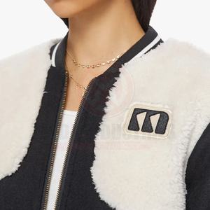 OEM Manufacturer High Quality Men Chenille Embroidery Leather Sleeves Custom Baseball Bomber Letterman Varsity High Street - Product Image 4