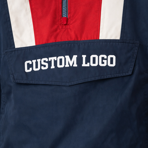 Custom Logo <b>Men</b> Windbreaker <b>Jacket</b> | <b>Lightweight</b> <b>Waterproof</b> Pullover Anorak | Outdoor Sports Hooded Windbreaker | Wholesale OEM - Product Image 3
