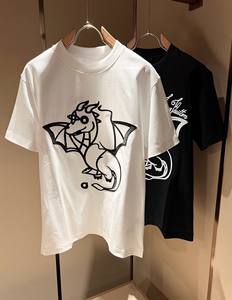 Camisetas personalizadas para hombre de algodón puro de manga corta de punto de tela suave transpirable OEM verano Casual moda Topwear - Product Image 5