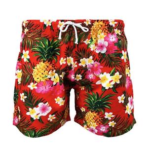 Short imprimé d'été de haute qualité pour hommes 100% maille de polyester Logo personnalisé séchage rapide décontracté taille moyenne grande taille Style de base - Product Image 3