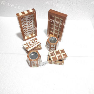 Wholesale <b>Novelty</b> <b>Gifts</b> Low Price Handmade High Quality Bakhoor Incense Burner Holders Wood Epoxy Resin Luxury Promotional Use - Product Image 4