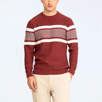 Meilleurs nouveaux pulls tricotés pour hommes à col rond avec motif, design tendance, best-seller de l'hiver