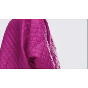 Giacca trapuntata da donna Free People Mixed Signals viola taglia XL, leggera, stile college con logo personalizzato per l'autunno - Product Image 2