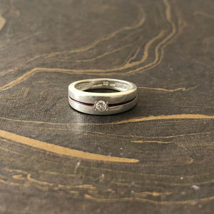 Designer 3.6 Grams <b>Crystal</b> Band Elegant Diamond <b>Rings</b> - Product Image 1