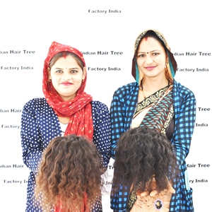 Vente en Gros de Cuticules Alignées Vague Lâche Aucun Enchevêtrement Bouclés Noir Temple Vietnamien Vierge Machine Double Trame Extensions de Cheveux Humains - Product Image 2