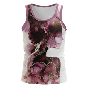 Camiseta sin mangas personalizada con estampado de sublimación de malla para hombre, camiseta de moda para hombre al por mayor - Product Image 5