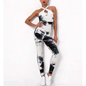 Ensemble de yoga personnalisé pour femmes, soutien-gorge de sport et leggings taille haute, tenue de sport deux pièces pour la salle de sport - Product Image 1