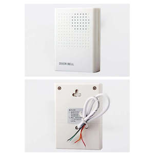 DC 12V 4 lignes filaire porte cloche carillon Vocal filaire sonnette hôtel porte sonnette pour bureau sécurité à domicile système de contrôle d'accès - Product Image 5