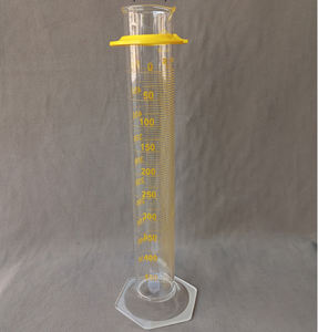 กระบอกแก้ววิทยาศาสตร์ฐานหกเหลี่ยมแบบมีสเกลคู่ ขนาด 500 มล.  เครื่องมือวัดที่เป็นมิตรกับสิ่งแวดล้อม สำหรับใช้ในห้องปฏิบัติการและที่บ้าน - Product Image 6