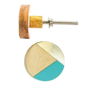 Modern High Quality Brass Resin Wood Cabinet <b>Knobs</b> & <b>Pull</b> Handle for Kitchen Bedroom Bathroom Dresser Cupboard Door <b>Drawer</b> Usage - Product Image 1