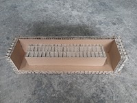 Panneaux/feuilles de carton ondulé en papier nid d'abeille kraft de haute qualité, modèle d'étiquetage robuste HCP01, imprimé avec le logo de la marque