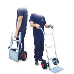 Chariot pliant galvanisé à quatre roues, chariot de manutention pour entrepôt industriel et jardin, cadre personnalisable OEM - Product Image 2