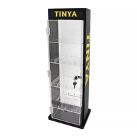Présentoir en acrylique de dessus de table Vitrine d'électronique grand public Vitrine écologique personnalisée à 5 niveaux